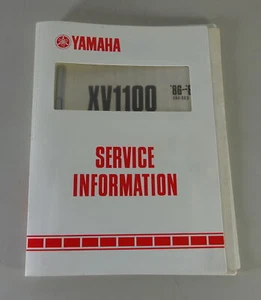 Manual De Taller / Información De Servicio Yamaha XV 1100 Año 1986 - 1989 - Imagen 1 de 2