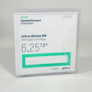 HP C7976A LTO-6 Ultrium 6.25TB Data Cartridge - Purple Colour - BRAND NEW - Photo 1/9