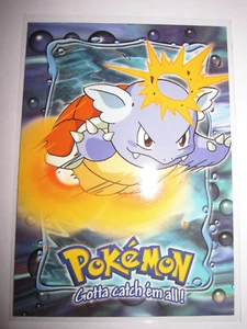 POKEMON NEUF ★ CARTE TOPPS #08 WARTORTLE BLUE LOGO ★ E8 OF 12 1999 N/MINT - Picture 1 of 7