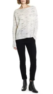 Country Road Mohair Boat Neck Fine knit Sz 12 M NWTs in cream with a grey fleck - Picture 1 of 6