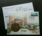 [SJ] Turkey Islamic Hagia Sophia Mosque 1985 Football Soccer FDC (coin cover) 