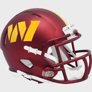 * SALE * WASHINGTON COMMANDERS SPEED MINI NFL FOOTBALL HELMET - SHIPS FAST! - Picture 1 of 1