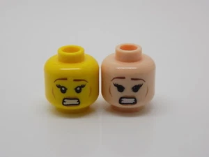 Lego Error Head Super Heroes Lois Lane falsche Farbe gelber Kopf - Bild 1 von 1