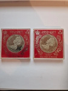1952 - 1977 H.M. Queen Elizabeth II Silver Jubilee Souvenir Medal In Case - Picture 1 of 2