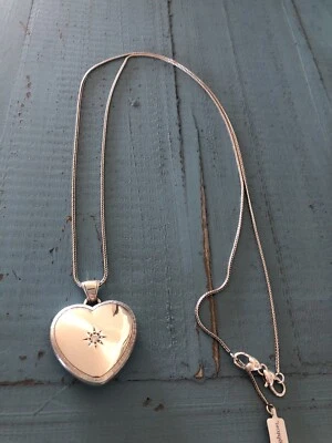 Brighton Bright Morning Star Locket Heart Convertible Necklace NWT ~ So Dreamy - Image 1 of 4