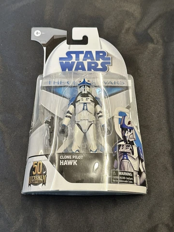 Hasbro Star Wars Pilot Hawk The Clone Wars 6 inch Action Figure Brand New Cover