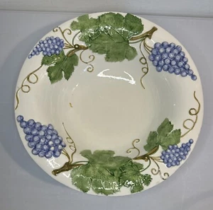 Bassano Italia grande servizio circolare grappoli d'uva circa 12,5" stile 851 - Foto 1 di 24