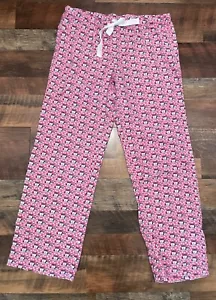 Vineyard Vines Damen Pyjamahose klein rosa Lounge Hose Weihnachten Urlaub - Bild 1 von 6