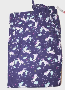 Joe Boxer Women's Purple Unicorn Stars Pajama Pants - Medium - Picture 1 of 4