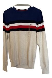 NWT Men’s Tommy Hilfiger Extra Small TH85 Long Sleeve Crew Neck Sweater
