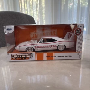 Jada Toys 2023 Bigtime Muscle 1969 Dodge Charger Daytona RAMCHARGERS 1:24 New - Picture 1 of 14