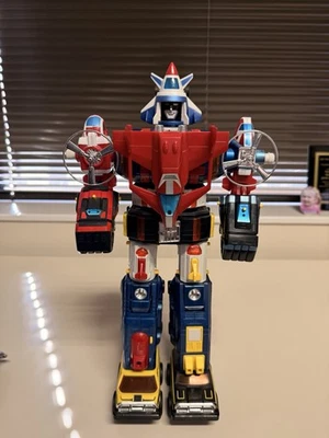 Vintage 1982 Popy Dairugger XV Voltron Vehicle Force Japan 15” Diecast Robot - Image 1 of 4
