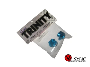 Vintage RC Trinity Losi XXX XXXNT Rear Hubs Aluminum Blue Kinwald (2) TK 5072 - Picture 1 of 1