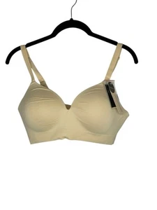 NWT Truekind Womens Shaper Bra Small Supportive Comfort Wireless Shaping Chai - Picture 1 of 11