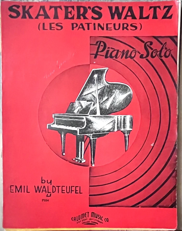 Skaters Wa;tz - 1935 instrumental only sheet music - Piano Solo - Image 1 of 1