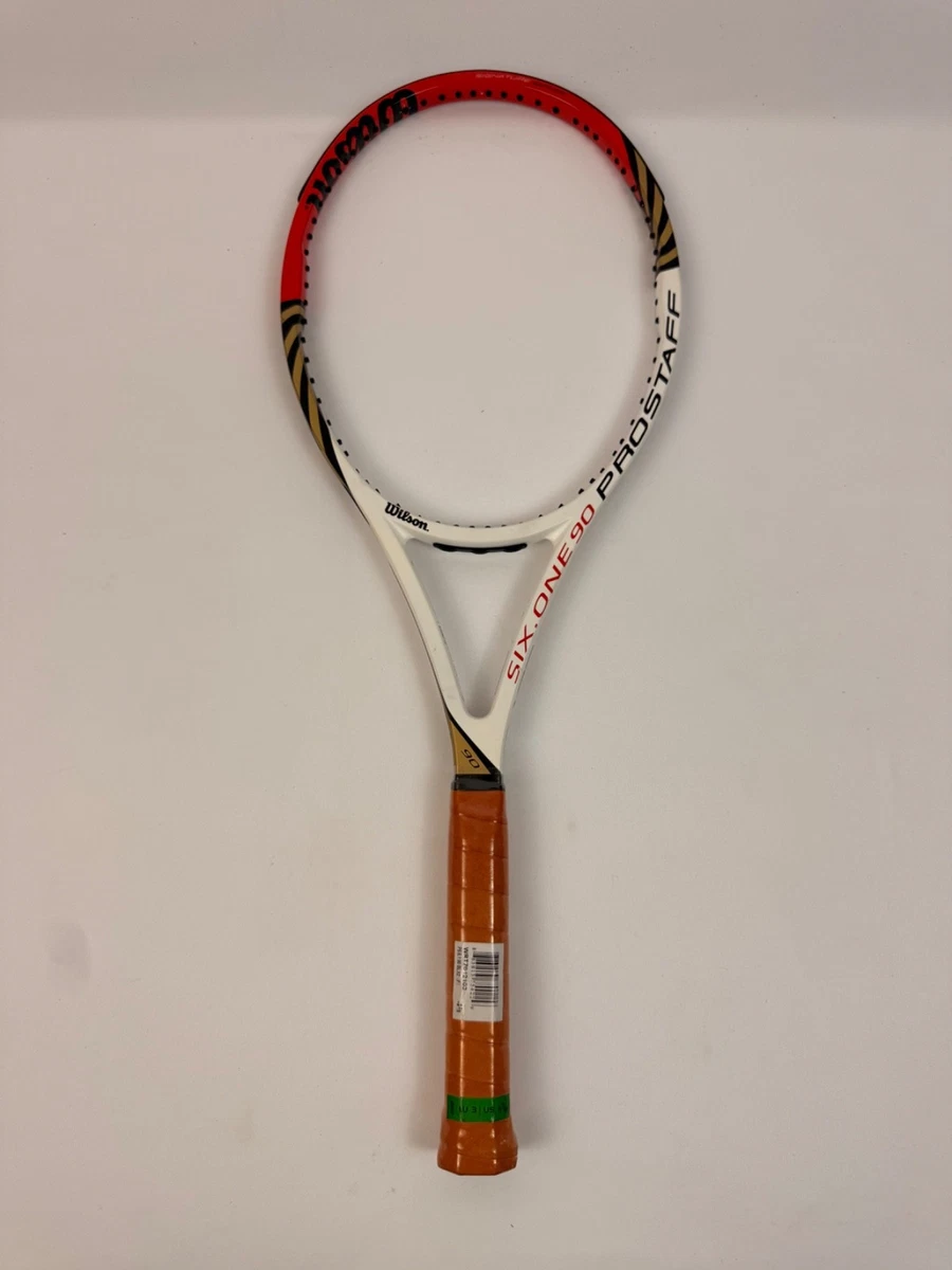 【希少】Wilson SIX.ONE 90 PRO STAFF サイン入り 希少】Wilson SIX.ONE 90 PRO STAFF サイン入り ウィルソン PROSTAFF