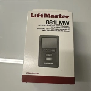 Liftmaster 881LMW Motion Detecting Control Panel  Push Button Light Switch - Picture 1 of 3
