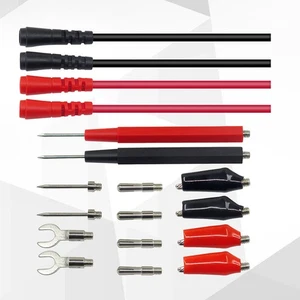 18 Stck./Set Multimeter Sonde Silikon Messleitung Werkzeug - Bild 1 von 11