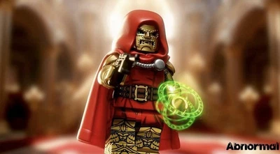 LEGO Marvel Comics Abnormal Custom Doctor Doom Gold Variant Minifigure RARE NEW - Image 1 of 3