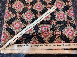 2 yards Moda Fabric "Pumpkin Pie by Laundry Basket Quilts"42282 - Picture 1 of 2