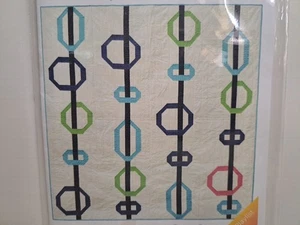 Ett und Eddie Quiltmuster - Peinliche Umarmung (80" x 80") #PA-120 - ungeschnitten - Bild 1 von 3