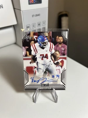 2019 Leaf Draft - Autographs Greg Little #BA-GL1 (AU) - Image 1 of 2