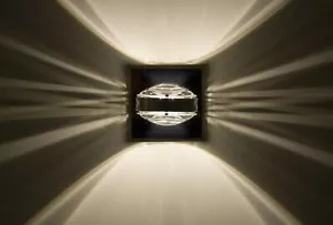OPTOS1W-CLCL-LED-CR One Light Wall Sconce from Optos Collection - Picture 1 of 1