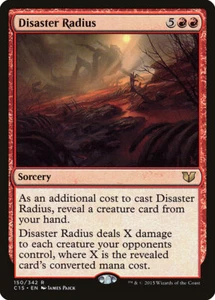 Disaster Radius 150 Rare Commander 2015 C15 MTG - Picture 1 of 1