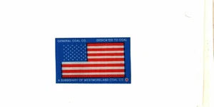 NICE AMERICAN FLAG WESTMORLAND COAL CO. COAL MINING STICKER # 1167 - Picture 1 of 1