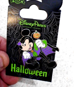 Disney Pin Parks Mickey Halloween Costume Vampire Dracula - Picture 1 of 3