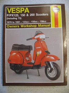 Vespa P/PX125, 150 & 200 Scooters Owners Workshop Manual 1990 Pete Shoemark - Picture 1 of 6