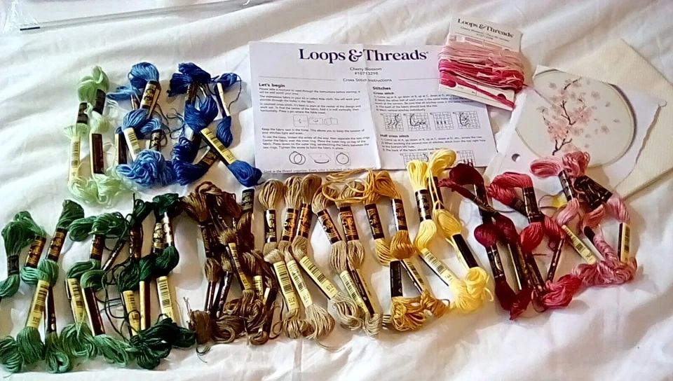 NEW in Package LOT of 37+DMC tapestry Made In Paris France+Misc Cross Stitch kit - Image 1 of 4