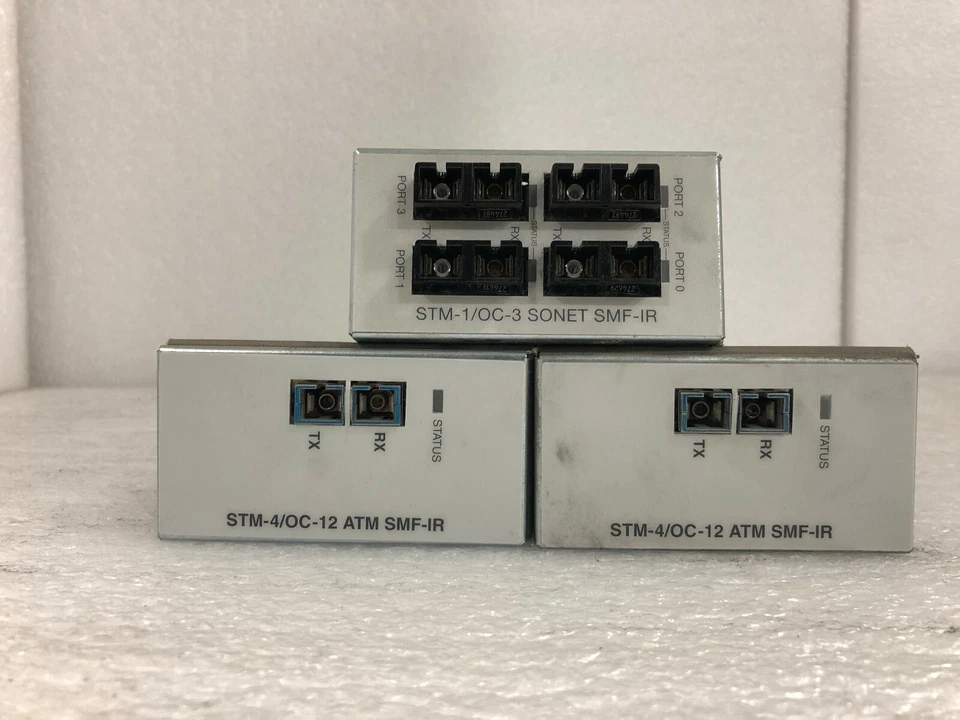 Juniper LOT 1x P-4OC3-SON-SMIR & 2x P-1OC12-ATM-SMIR for M20/M40 Router's - Image 1 of 1