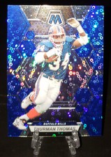 2023 Mosaic Thurman Thomas No Huddle Blue Disco Mosaic Color Match #/75 🌀