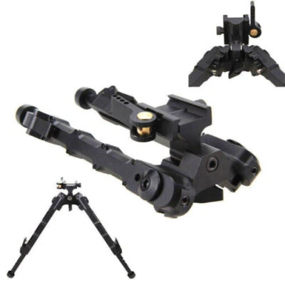 Air Rifle Hunting Bipod Quick Detach Mount 7-9" Adjustable QD Tactical Rail - Image 1 of 4