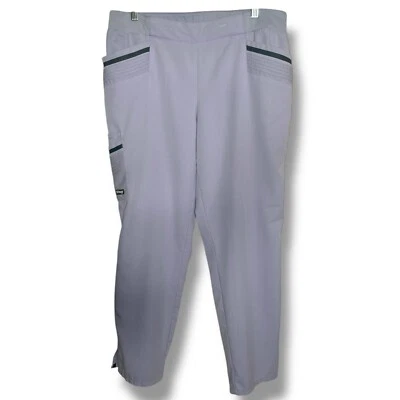 Pantalones Médicos Grey's Anatomy Impact Para Mujer Púrpura Claro Elite Pierna Recta LP Foto 1 de 4