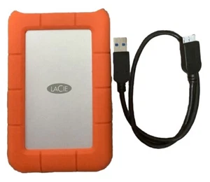 LaCie RUGU3M2 Rugged Mini 2TB Portable External Hard Drive With USB3.0 Cord - Picture 1 of 24