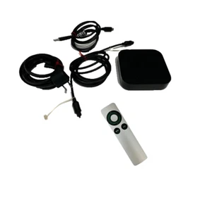 Transmisor multimedia digital HD Apple A1469 3ª generación con control remoto y cables - Imagen 1 de 6