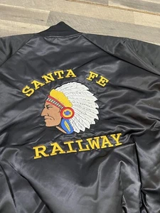 Hartwell XL “Sante Fe Railway Super Chief” Men’s Nylon Vintage Jacket  - Picture 1 of 11