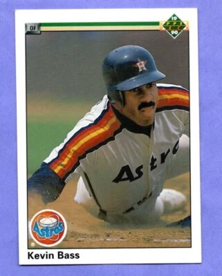 1990 Upper Deck # 30297   KEVIN BASS     HOUSTON ASTROS - Image 1 of 2
