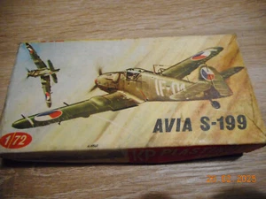 DDR - Importware- Flugzeug - Modellbaukasten AVIA S-199 - 1:72 OVP - Picture 1 of 6