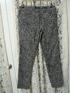 *JESSICA SIMPSON FOREVER SKINNY TAGLIA 30 (31x31) VELLUTO STAMPA - 8,5" VITA BASSA - USATO IN OTTIME CONDIZIONI - Foto 1 di 10