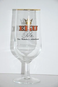 EKU Pils Erste Kulmbacher Actienbrauerei 6,5" Stiel geriffelt 8 oz 0,25l Bierglas - Bild 1 von 8