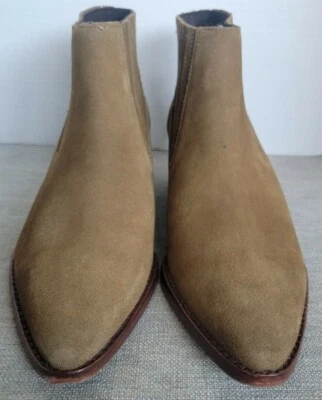 Botines Hudson London Ernest Gamuza Marrón Tostado Talla 40 Usados  Foto 1 de 4