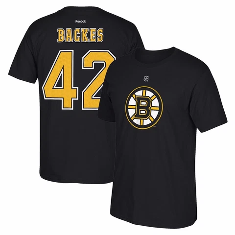David Backes Reebok Boston Bruins Player Black Premier Jersey T-Shirt Men's Cover