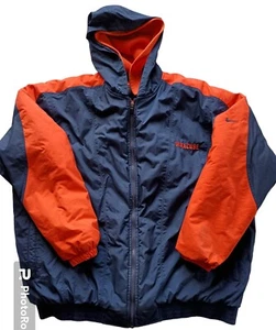 VTG SYRACUSE UNIV OR Mens Jacket Blue Hooded Zip Up Quilt Pockets XXL Heavy - Picture 1 of 18