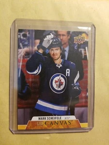 2020-21 Upper Deck Series 2 Mark Scheifele UD Canvas C207 Winnipeg Jets - Picture 1 of 2