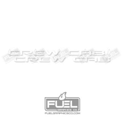 For Nissan Frontier Crew Cab Roof Rack Premium Vinyl Decal 2-Pack - 30" wide - Image 1 of 3