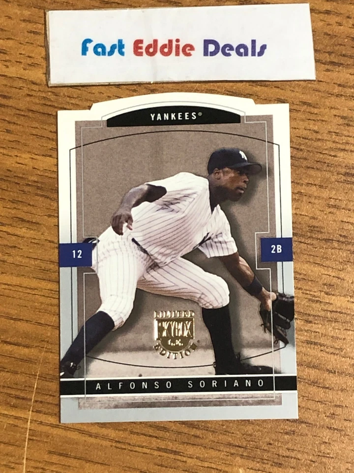 FLEER SKYBOX 2004 MLB BASEBALL ALFONSO SORIANO LIMITED EDITION CARD 109 YANKEES - Image 1 of 2
