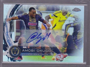 2014 Topps Chrome MLS Autographs #25 Amobi Okugo Auto - Picture 1 of 1